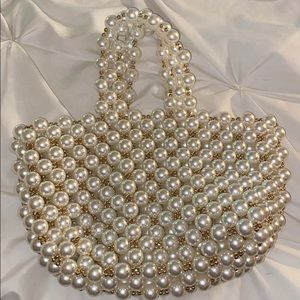 Topshop Pam imitation pearl grab bag